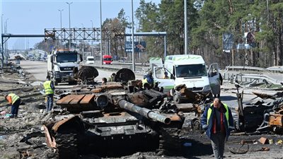 أوكرانيا تصدم روسيا بالتوجه الشمالي الشرقي في مركز الإمداد
