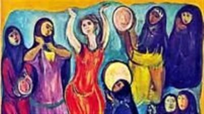 آفاق الفن التشكيلي.. لوحة ليلة عُرس لنزيهة سليم تنقل عادات العراق في الأفراح