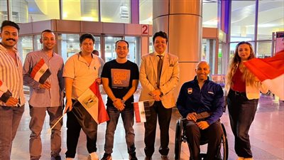 بعثة منتخب السباحة البارالمبية تتوجه إلى البرتغال للمشاركة في بطولة العالم | صور