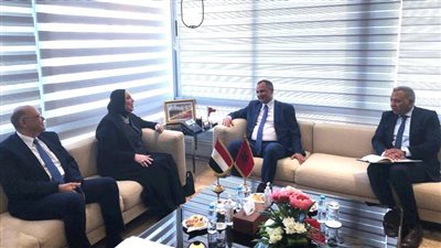 وزيرة التجارة تبحث مع نظيرها المغربي التعاون المشترك 