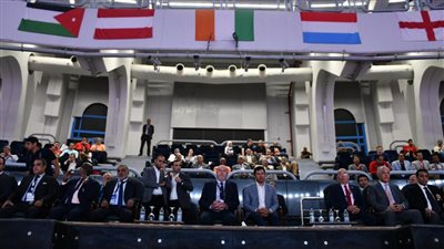 وزير الرياضة ورئيس الاتحاد الدولي للكاراتيه يفتتحان بطولة الدوري العالمي