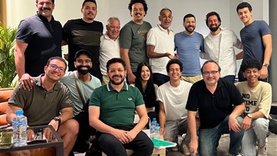 أحمد حاتم ينشر كواليس فيلم المطاريد مع إياد نصار وتارا عماد | صورة 