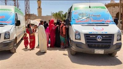 ضمن مبادرة حياة كريمة.. صحة المنيا تنظم قافلة طبية لأهالي قرية هور بمركز ملوى