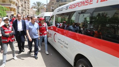 بـ 10 سيارات.. الهلال الأحمر: قوافل طبية متنقلة بالمنوفية على مدار شهر 