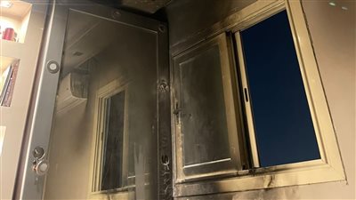 حريق في منزل الفنان محمد هنيدي |صور