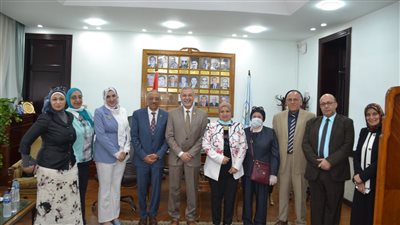 نائب رئيس جامعة الإسكندرية يستقبل وفد الهيئة القومية لضمان جودة التعليم والاعتماد | صور