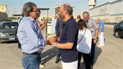 أول ظهور لمجدي قرقر ومعتز عبد الوهاب بعد إخلاء سبيلهما بعفو رئاسي 