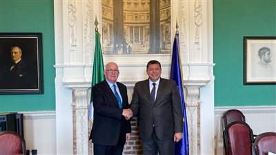 مباحثات مصرية أيرلندية حول العلاقات الثنائية والتعاون المشترك 