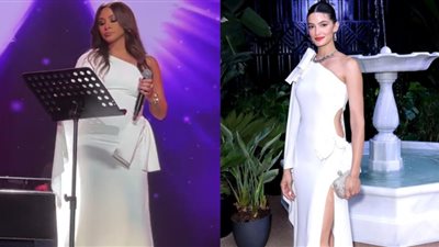 إليسا تطل على جمهورها في حفل جدة بفستان أبيض يشبه ما ارتدته تارا عماد| صور