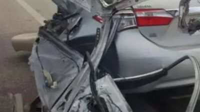 سيارة تصدم أجنبيا بالشيخ زايد.. والبحث عن قائدها بعد هروبه