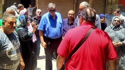 رئيس صحة النواب يتفقد موقع عقار الوايلي المنهار ويقدم العزاء لأهالي الضحايا