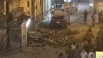 مصرع سيدة وابنتها وحفيدها في حادث انهيار عقار بالشرابية