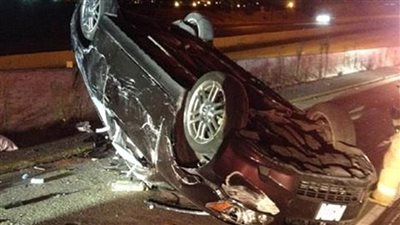 إصابة شخصين إثر انقلاب سيارة ملاكي بطابا في جنوب سيناء 