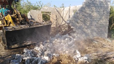 إزالة 25 حالة تعدٍ على الأراضي الزراعية بعدد 6 مراكز في البحيرة