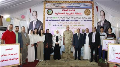 المنطقة الغربية العسكرية تنظم حفل زفاف جماعي لـ 22 من أبناء مطروح