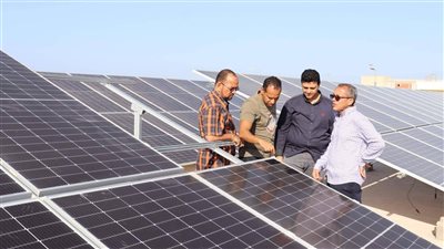 شركة مياه البحر الأحمر تنشئ محطة طاقة شمسية لترشيد استهلاك الطاقة | صور