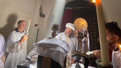 ختام نهضة رئيسي الملائكة ميخائيل وغبريال بكنيسة صهرجت الكبرى بميت غمر