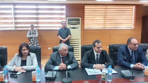 استقبال وفد الزراعة