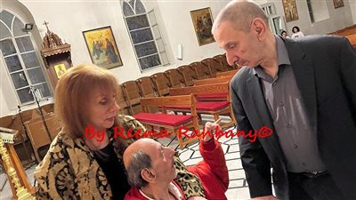 فيروز تظهر رفقة نجليها في القداس السنوي لعاصي الرحباني