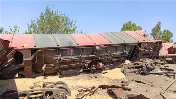 انقلاب قطار بضائع