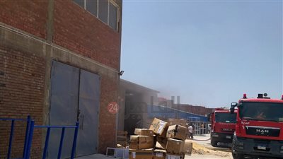 ننشر أسماء المصابين في حريق مصنع منسوجات بالشرقية