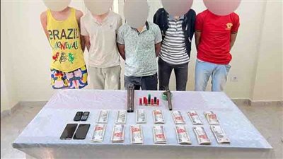 القبض على 5 أشخاص بالقليوبية لسرقتهم محطة وقود