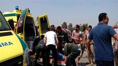 إصابة 3 أشخاص في حادث تصادم على طريق شبين القناطر 