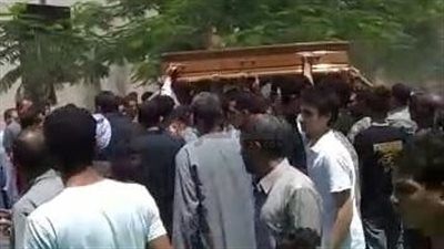 تشييع جنازة طفل قُتل بطلق خرطوش بالخطأ في حفل زفاف بالشرقية |صور