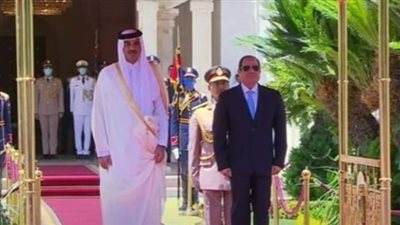 بث مباشر | الرئيس السيسي يستقبل أمير قطر تميم بن حمد آل ثاني بقصر الاتحادية