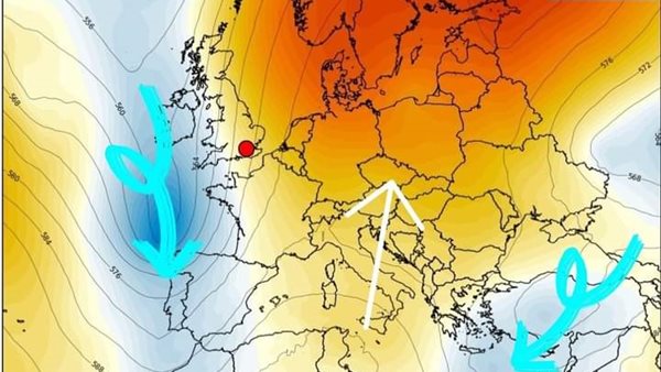 موجة حارة في أوروبا
