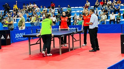 سيدات ورجال تنس الطاولة يحققان الفوز على الجزائر وليبيا 3\0 بدورة البحر المتوسط