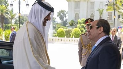 بث مباشر | الرئيس السيسي يودع أمير قطر تميم بن حمد آل ثاني في ختام زيارته لمصر