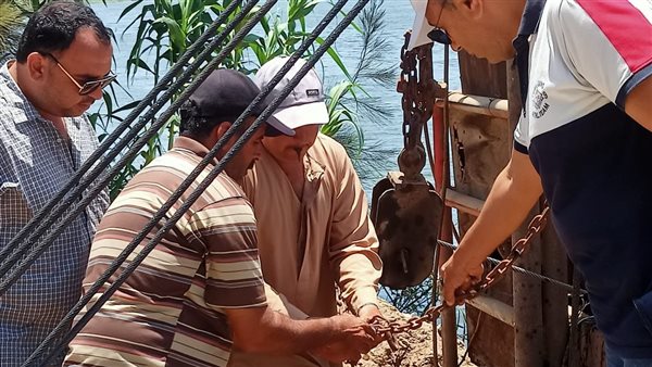 غلق وتشميع معدية