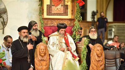 بحضور 18 أسقف.. تجليس الأنبا بيشوي على كرسي إيبارشية أسوان