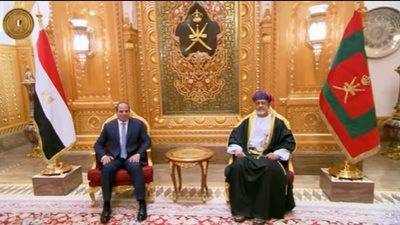 جلسة مباحثات رسمية بين الرئيس السيسي وسلطان عمان