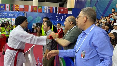 فريال أشرف تحقق ذهبية الكاراتيه بدورة ألعاب البحر المتوسط