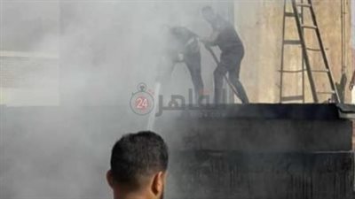 السيطرة على حريق هائل بمحلات تجارية في الموسكي | فيديو وصور