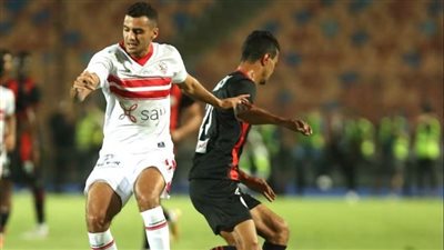 سيف فاروق جعفر يشارك في التقسيمة الفنية بمران الزمالك