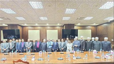 مفتي الجمهورية يستقبل وفدًا من رئاسة الطائفة الإنجيلية للتهنئة بعيد الأضحى