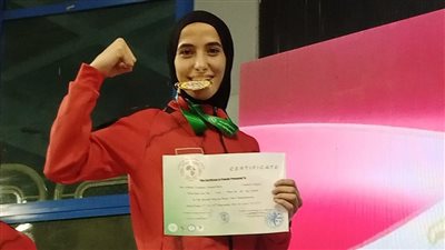 التعليم العالي تهنئ طالبة بجامعة دمياط لفوزها بالميدالية البرونزية في دورة ألعاب البحر المتوسط