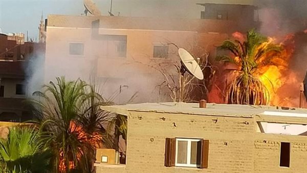 نشوب حريق في منطقة