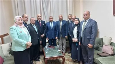 اللجنة المُختصة بترشيح رؤساء الجامعات تلتقي المُرشحين لمنصب رئيس جامعة السادات