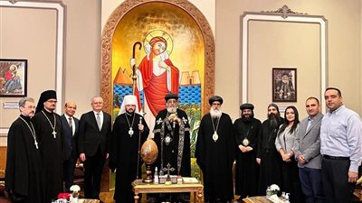 نيافة الميتروبوليت ليونيد مطران كلينسكي والإكسارخوس البطريركي بإفريقيا في لقاء خاص اليوم على قناة Mesat