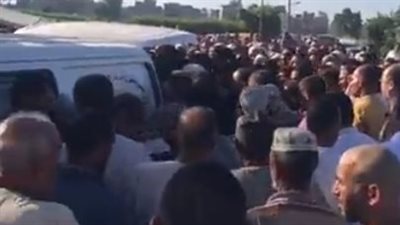 قتله وهو رايح يصلي العصر.. تشييع جثمان شاب ضحية نجل عمه بكفر الشيخ بسبب الميراث | بث مباشر