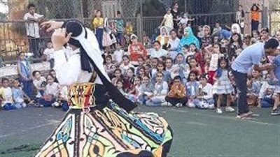 تنورة وألعاب ترفيهية.. الشراقوة يحتفلون بالعيد في مراكز الشباب | صور