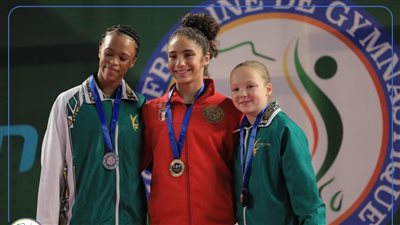 سيطرة مصرية على منصات التتويج ببطولة إفريقيا للجمباز الفني