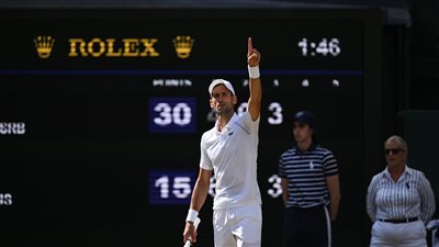 جوكوفيتش يفوز على كيريوس ويتوج بلقب بطولة ويمبلدون للتنس 