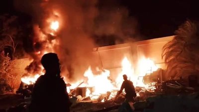 إخماد حريق بمستشفى دمشير بالمنيا.. والتحفظ على الخفير لمعرفة السبب