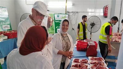 محافظ الغربية يتابع عمليات ذبح الأضاحي بالمجان في مجازر المحافظة