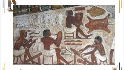 متحف مطار القاهرة يلقي الضوء على صناعة الجلود في مصر القديمة 